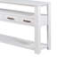 Console de 62,2 po, table d'entrée, table de canapé avec trois tiroirs supérieurs-343701292