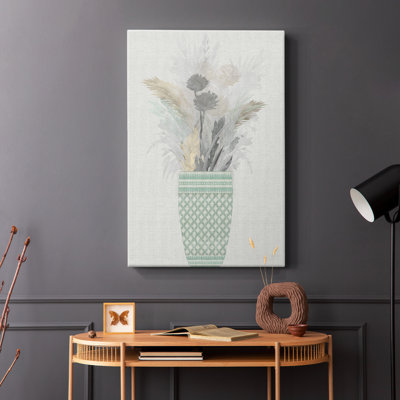 Cattail Arrangement I -Gallery Wrapped Cavas