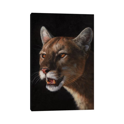 Cougar 1 Piece Wrapped Canvas Wall Art