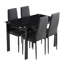 Ensemble de table de salle à manger 5 pièces, table et chaise