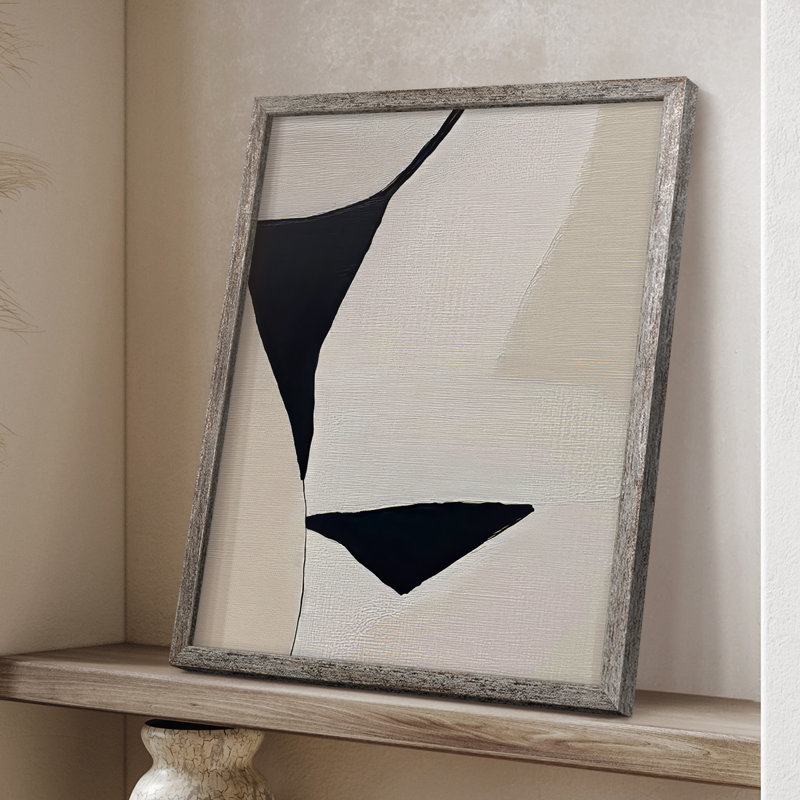 Série ABSTRACT DCxxxx, reproduction encadrée - bois massif, H 15 po x l 12 po