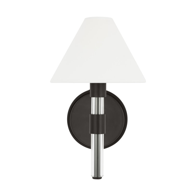 Robert Dimmable Bath Sconce, Aged Iron