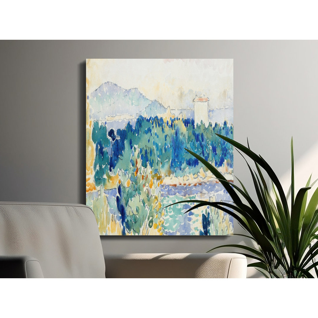 Colorful Mediterranean Landscape Wall Art