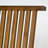 Folding Slatted Backrest Solid Wood Bench-623479525