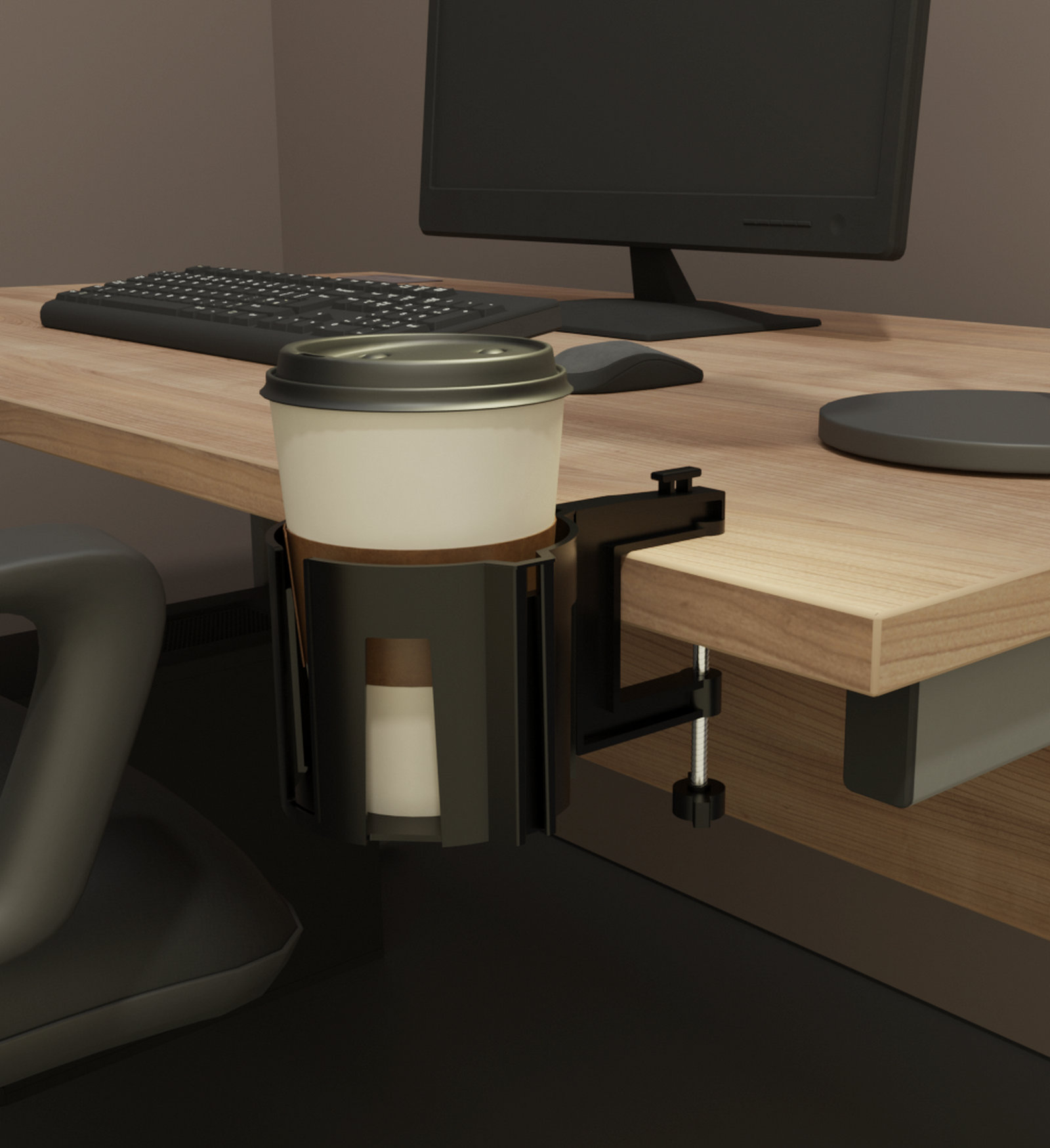 Lntyq Porte-gobelet Anti-Déversement, Dessous De Verre à Diamètre