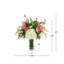 Faux Floral Arrangement with Butterfly Magnolias and Hydrangeas-1588819399
