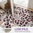 Aldovin Machine Washable Leopard / Blush Pink Indoor Area Rug -266449297