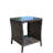 Outdoor Patio Furniture 1 Coffee Table With Clear Tempered Glass-1460592687