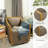 Upholstered Swivel Armchair-1886661995
