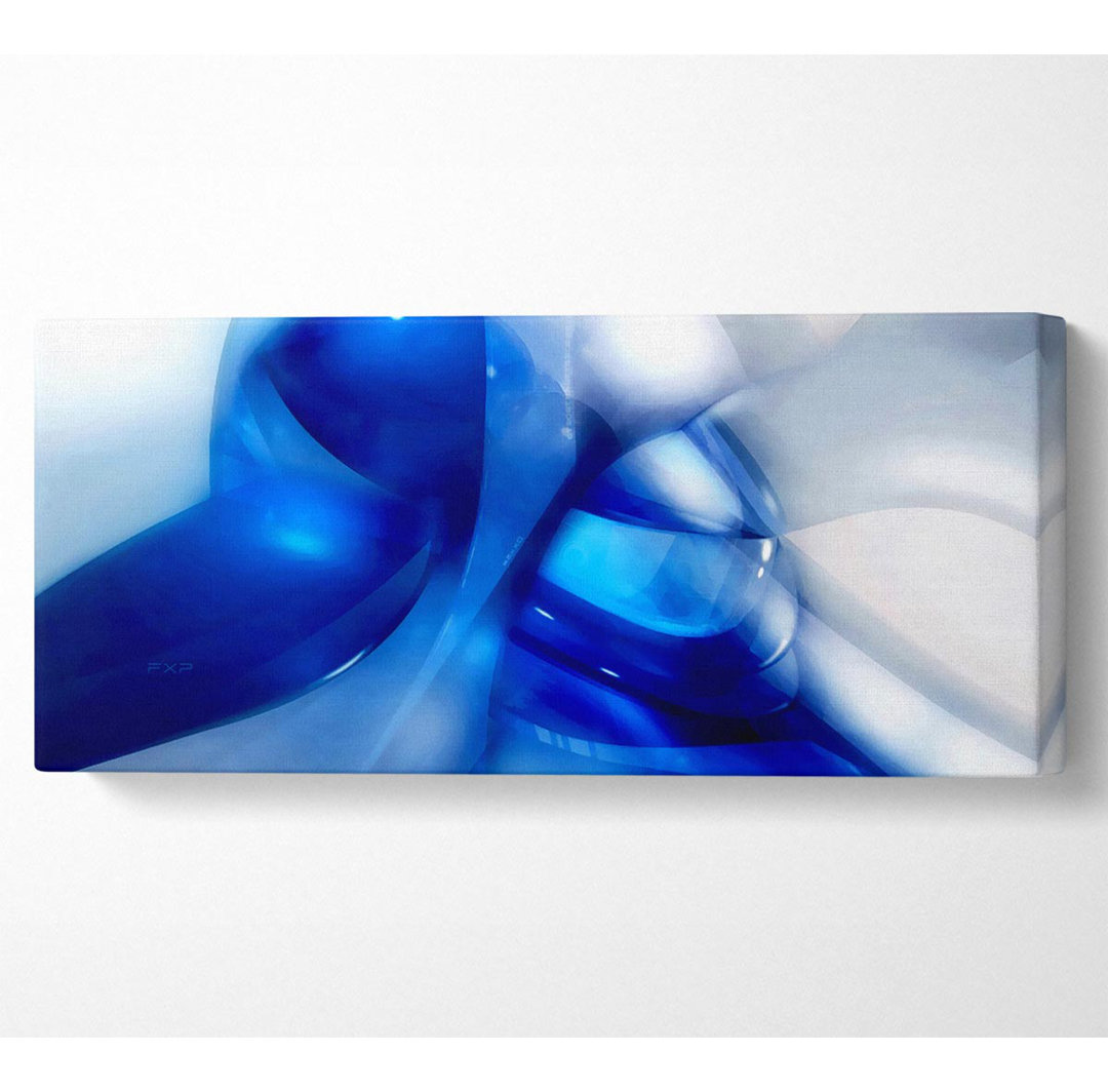 Liquid Blue Energy Panoramaleinwand