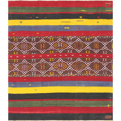 One-of-a-Kind 4'10" X 5'6" Area Rug