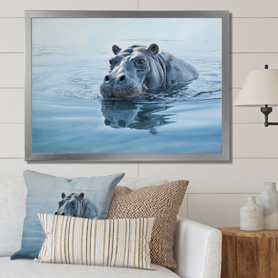 «Afrique Hippos Serenity I» sur toile