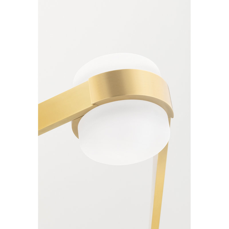 Orbit 1 - Light Flush Mounted Sconce, Aged Brass