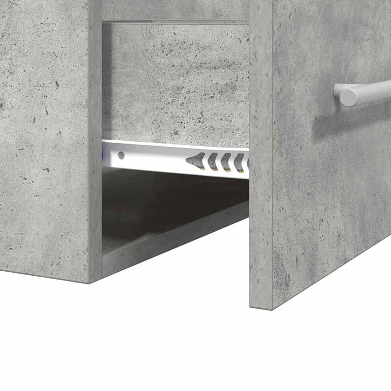 Bathroom Vanity with Basin, Concrete Grey