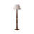 French Vintage-Style Solid Wood & Fabric Floor Lamp