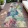 Machine Washable Indoor/Outdoor Husby ACN2204 Abstract Rug