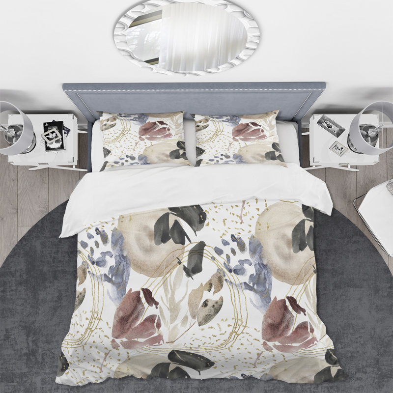 Ensemble de housse de couette en microfibre Raileen, Housse de couette très grand + 2 très grandes ta