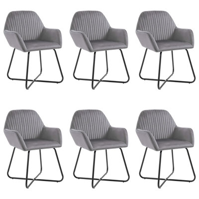 Dining Chairs Upholstered Chair with Metal Legs for Living Room