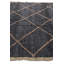 Tapis noir Aabha