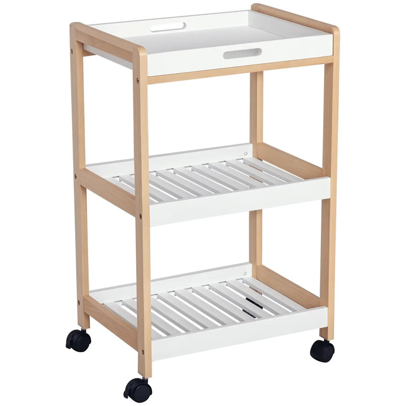 Wood Bar Cart