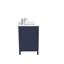 Meuble-lavabo double autoportant 72 po avec plateau en quartz blanc Rooh-92872002