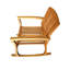 Rocking Chair FSC 100% Acacia Wood Natural Colour with Cushion