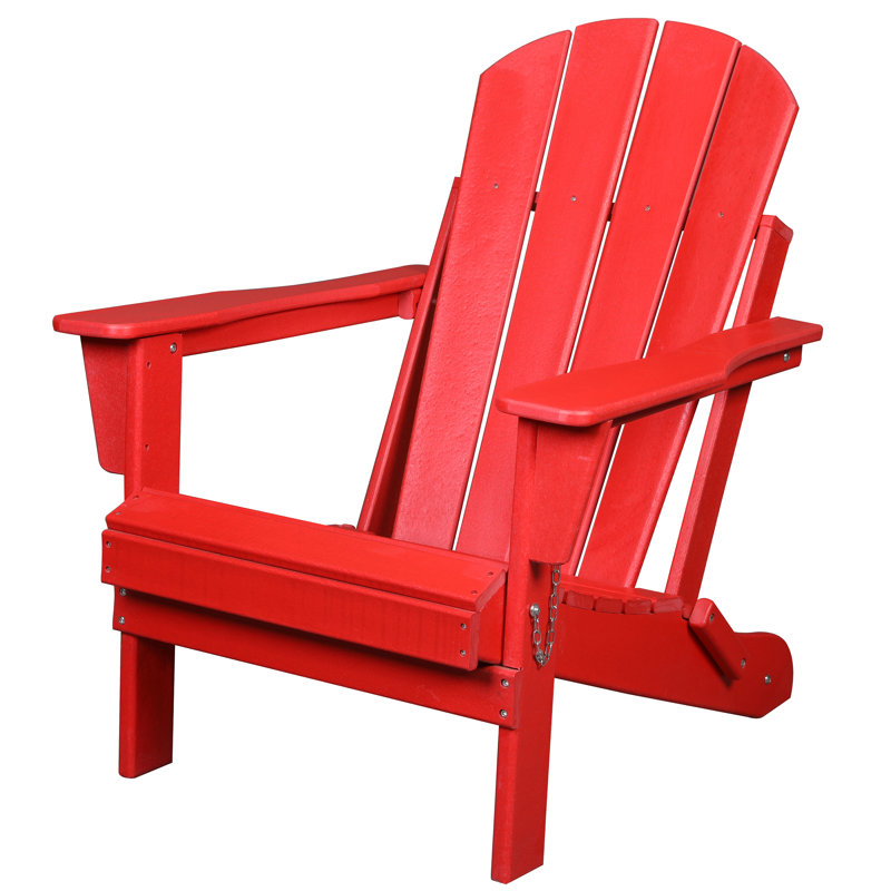 Adirondack Chair Foldup Red 