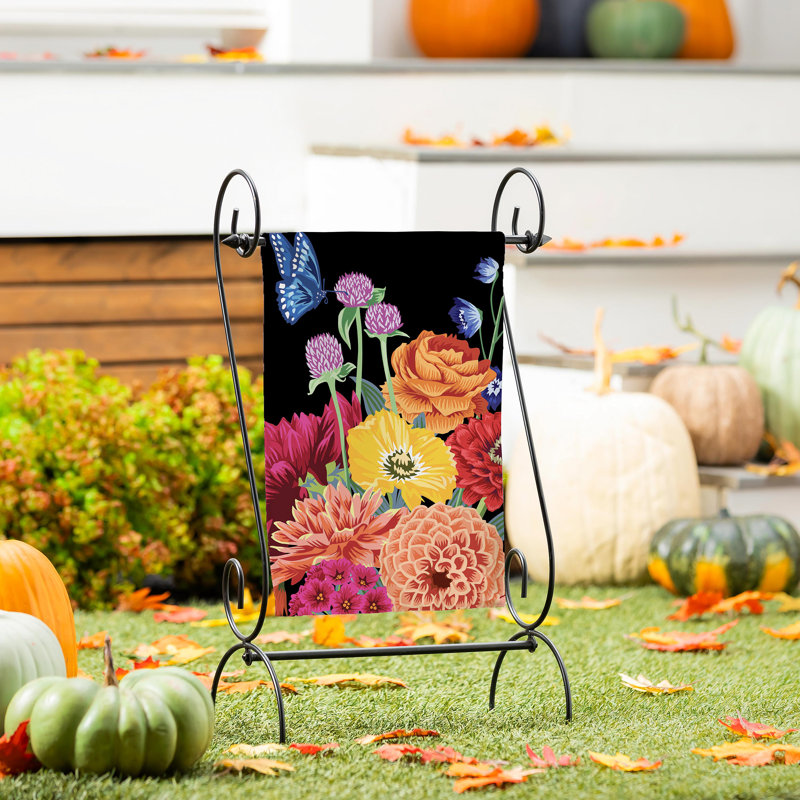 Drapeau de jardin tapisserie foncé français