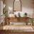 55.11'' Solid Wood Entryway Bench with 2-Drawer, Farmhouse Storage Bedroom Bench