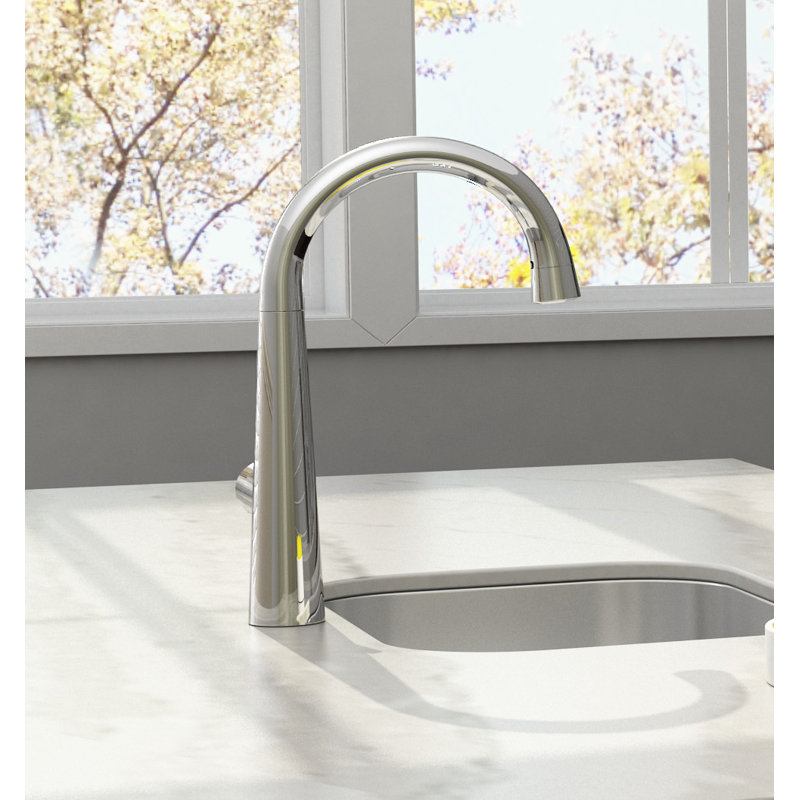 American Standard Edgewater Pull Down Kitchen Faucet, Polished Chrome