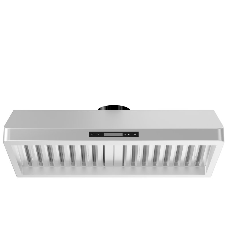 10" 600 CFM Ducted Under Cabinet Range Hood in Brushed Stainless Steel
