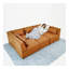 Canapé modulaire en cuir Reno