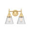 Éclairage pour meuble-lavabo à 2 lumières 15 po Shauna Cone-89241938-75003120-75003118