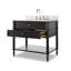 Toulouse Single Vanity-Satin Black Veneer-189492439