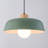 1 - Light Macaron Green Dome Pendant