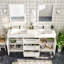 Ensemble de meuble-lavabo double 60 po Wauconda-59146629-121644769