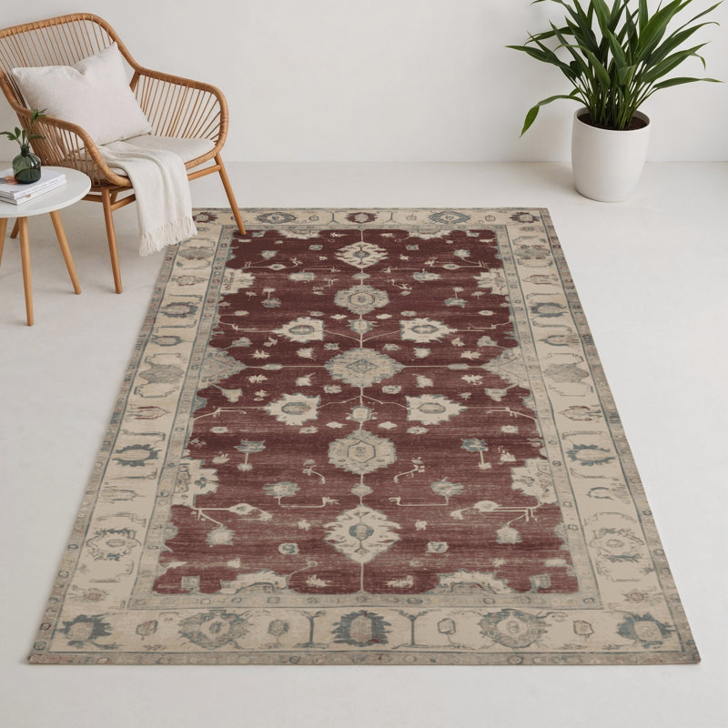 Tapis d'intérieur et d'extérieur surteint beige, Rectangulaire 3 pi x 5 pi