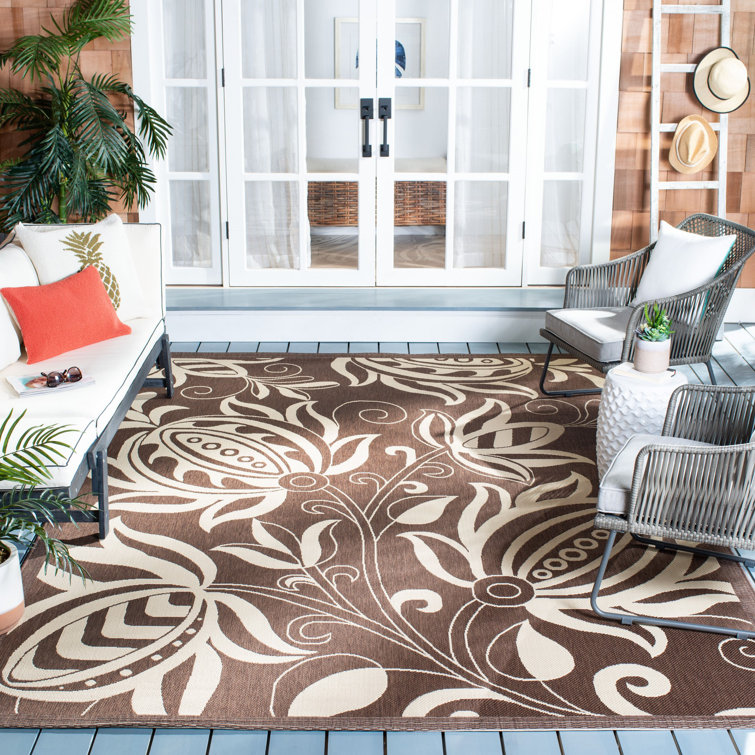 Marpain Performance Floral Indoor/Outdoor Area Rug