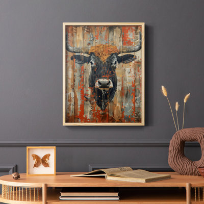 ANIMALS Series DVII - reproduction encadrée de qualité supérieure - prête à être accrochée - aucun clou requis