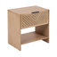 Table d'appoint avec rangement en bois de manguier Mezzeta