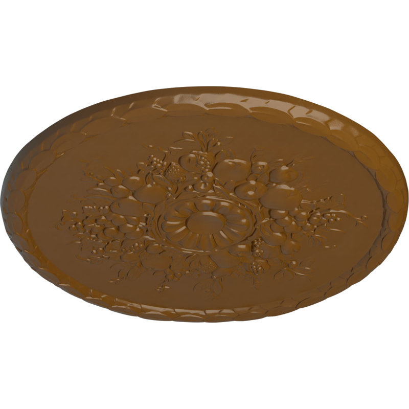 Médaillon Endurathane Acanthus Twist, Topaze fumée