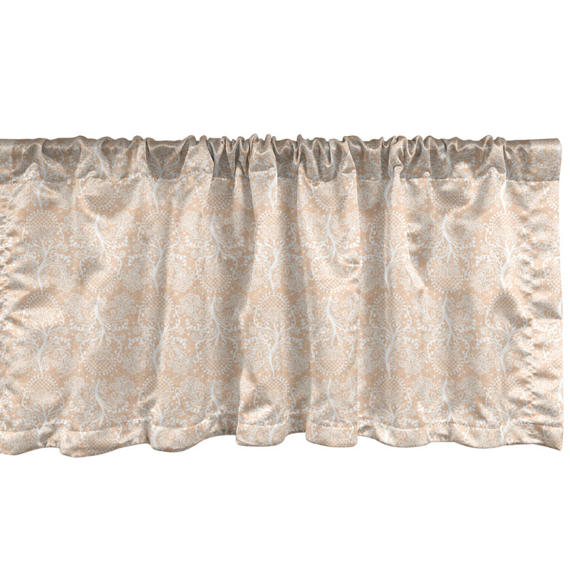 Ensemble de 2 cantonnières Ambesonne Peach Colours, L 54 po x L 12 po