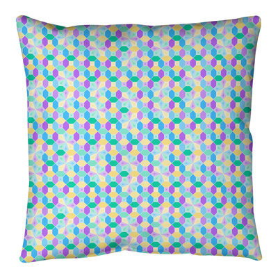 Coussin de jeté teint