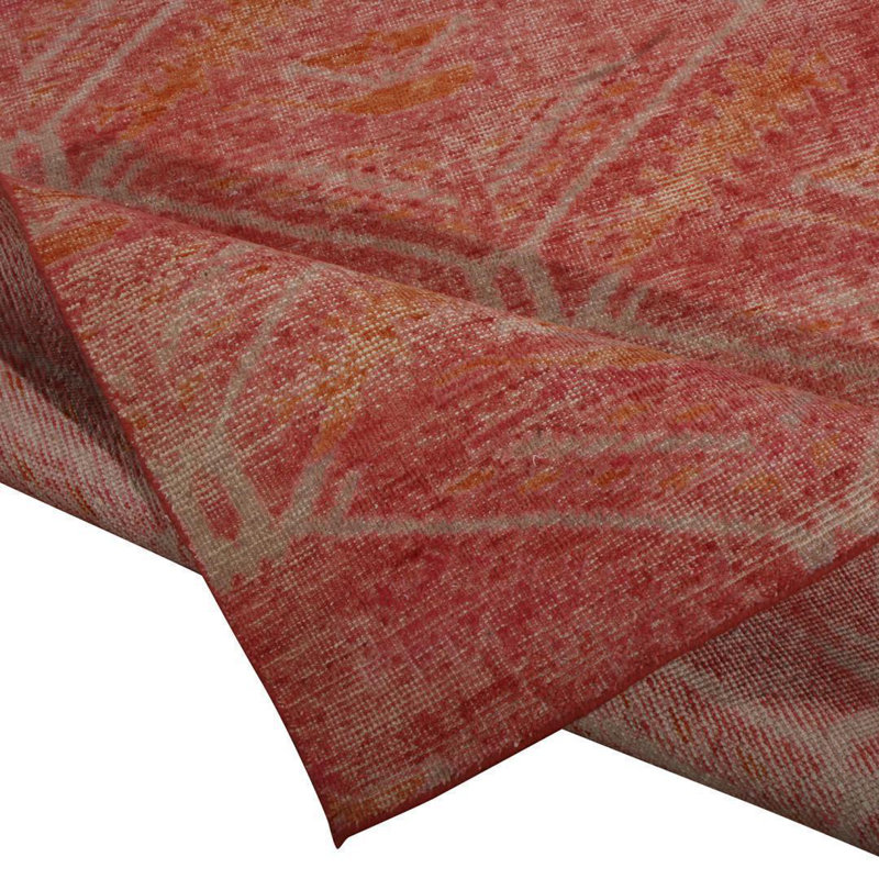 Distressed Homage Hand Knotted Wool Area Rug, Rectangle 9' x 12'