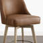 Tabouret de comptoir pivotant rembourré-1226042879