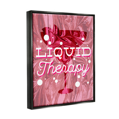 «Liquide Therapie« Bold Pink Cocktail »par Lil 'Rue, impression