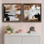 Plateau de montagne - ensemble de 2 peintures sur toile encadrées-2094110384-2094110386
