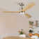132cm LED Ceiling Fan with Dimmable Light Kit and Remote