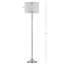 Lampe sur pied 60,25 po Paz