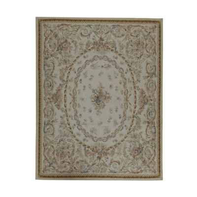 Hand-Knotted High-Quality Light Blue Area Rug